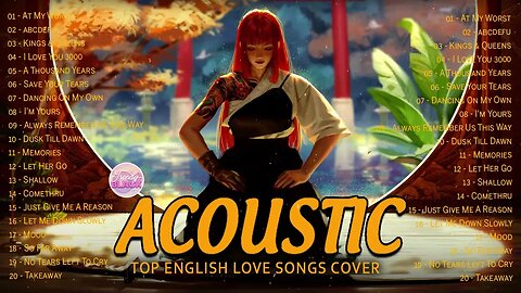 Sweet English Acoustic Love Songs Cover Playlist 2023 ❤️ Soft Acoustic Cover Of Popular Love Songs 5