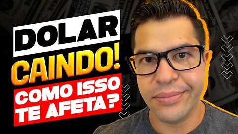 DÓLAR EM QUEDA É BOM? | como a queda do dólar influência na vida dos brasileiros