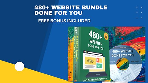 480+ Website Bundle Done for You