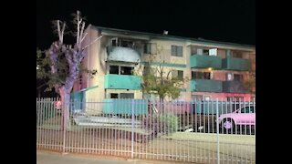 3-alarm fire at senior-living apartment complex in Las Vegas