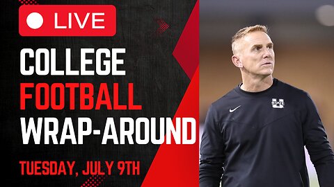 Blake Anderson Fired | College Football Wrap-Around LIVE | Tuesday, July 9th