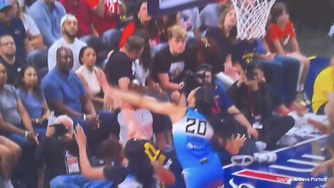 Watch: Jealous Black WNBA Player Goes After Caitlin Clark In Most Aggressive Foul Yet!