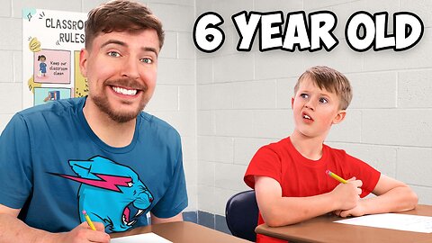 I Went Back To 1st Grade For A Day | Mr Beast | BeastVibe