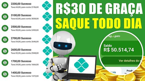 Ganhe R$20 no Cadastro + R$10 DE GRAÇA e Saque Todo Dia Com Esse Sistema GERADOR DE PIX AUTOMÁTICO