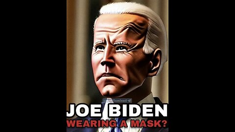 JOE BIDEN WEARING A MASK? YES AS THE ORIGINAL GOT ALREADY EXECUTED..