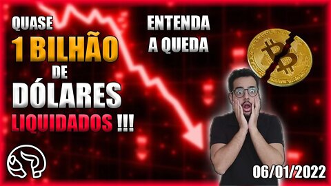 ANÁLISE DA QUEDA DO BITCOIN! ENTENDA O QUE ACONTECEU - 06/01/2021