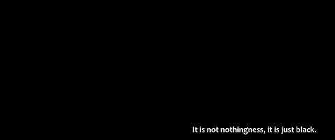 Nothingness does not exist.