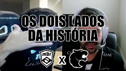 Os dois lados resumidos da história da treta do jogo mibr x furia