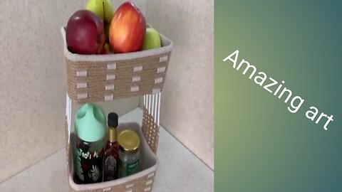 Basket art || Art ideas || Simple basket art