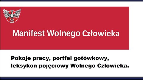 Portfel gotówkowy. Pokoje pracy. Leksykon pojęciowy Wolnego Człowieka. Manifest Wolnego Człowieka