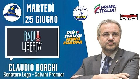 🔴 67ª Puntata della rubrica Scuola di Magia di Claudio Borghi su Radio Libertà (25/06/2024).