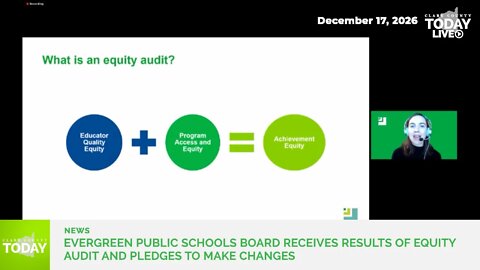 Evergreen Public Schools board receives results of equity audit and pledges to make changes