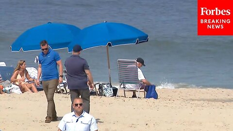 WATCH: Biden Lounges On The Beach In Delaware During Second Week Of Vacation