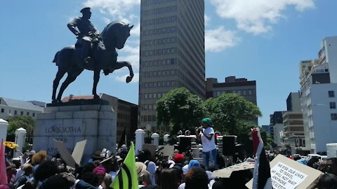 SOUTH AFRICA - Cape Town - SJC Protest Performing Art (Video) (g6S)