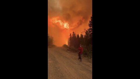 The situation of forest fires 🔥 in Canada 🇨🇦 is extremely out of control