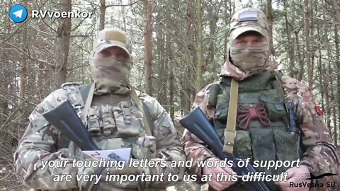 Russian GRU Special Forces Thanks Siberian First-Graders