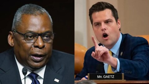 Biden's Defense Sec Gets ANGRY When Matt Gaetz Accuses Him Of "Force Feeding" The Military WOKEISM