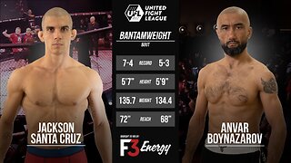 Jackson Santa Cruz vs Anvar Boynazarov | FULL FIGHT | UFL 5: Phoenix vs Las Vegas