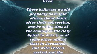 Daily Bible Verse Commentary - Acts 9:35