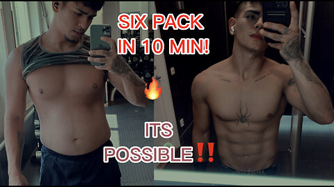 How To Get Six Pack In 10 MINUTES