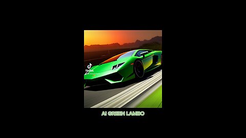 AI GREEN LAMBO #lambo #lamborghini #greenlambo #sportscar #lamborghiniaventador #lasvegas