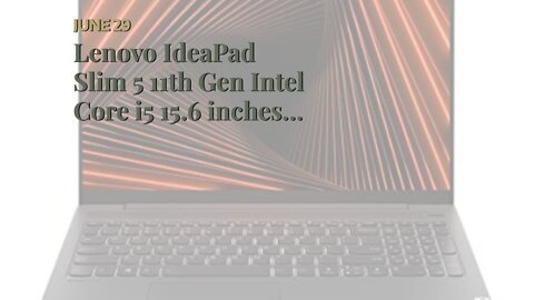 Lenovo IdeaPad Slim 5 11th Gen Intel Core i5 15.6 inches FHD, LED IPS Thin and Light Business L...