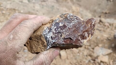 Abandoned placer mine in Imlay NV