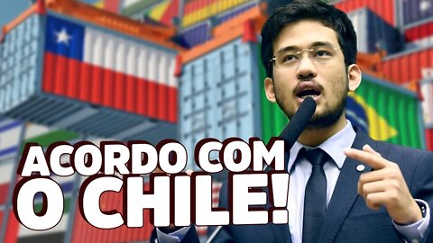 Fechamos um acordo de LIVRE COMÉRCIO COM O CHILE!