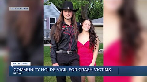 Community holds vigil after motorcycle crash killed Kimberly student; teen passenger on life support