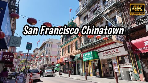 [4K] America's Oldest Chinese Community | Exploring San Francisco Chinatown ｜Travel