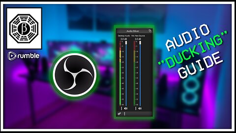 Setting up "Audio Ducking" In OBS (Sidechain Compression)