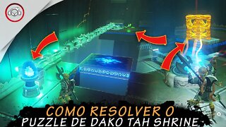 Zelda Breath of the Wild, Como resolver o puzzle de Dako Tah Shrine | super dica PT-BR