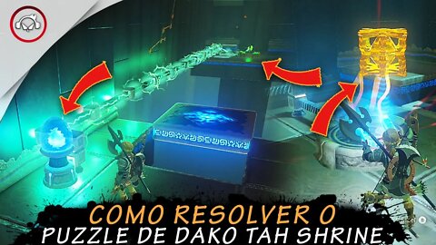 Zelda Breath of the Wild, Como resolver o puzzle de Dako Tah Shrine | super dica PT-BR