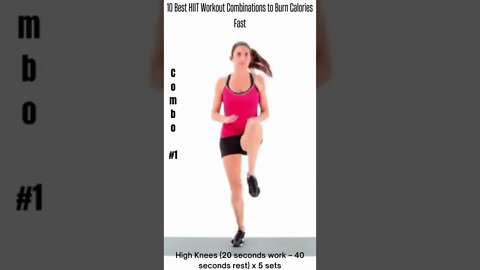 10 Best HIIT Workout Combinations to Burn Calories Fast #shorts