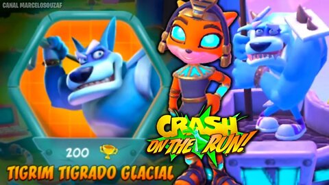 Tigrim Tigrado Glacial vs Coco Bandicoot Faraó | Crash On The Run