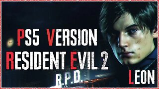 Resident Evil 2 Remake Leon 4K Gameplay (PS5)