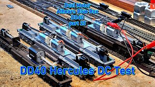 Dual Motor DD40 23 Hercule DC Test run