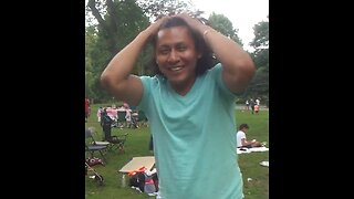 Luodong Massages Young Mexican Man At The Picnic