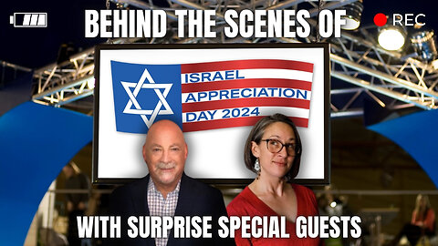 Exclusive Behind the Scenes of Israel Appreciation Day 2024: Live From The Studio