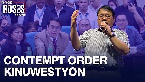 Kapangyarihan ng Kamara na ipa-contempt si Pastor Quiboloy, kinuwestyon