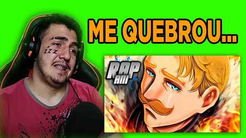 REACT ♪ Desabafo Escanor | Eu Vou Morrer Feliz | AniRap (@Prod Hunter)