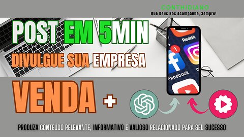 🚀 Divulgue sua empresa midias socias com AI Fliki + Chatgpt 🚀