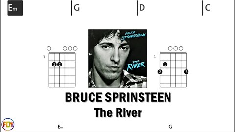 BRUCE SPRINSTEEN The River - Guitar Chords & Lyrics HD