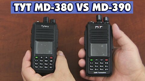 TYT MD-390 Unboxing and MD-380 Comparison