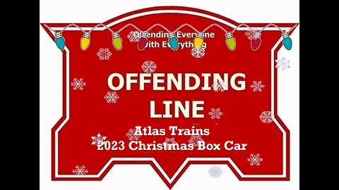 Atlas 2023 Christmas Box Car