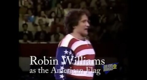 Robin Williams as The American Flag