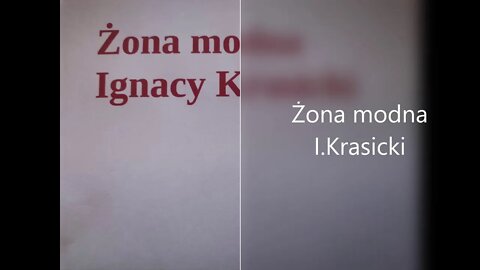 Żona modna- I.Krasicki Koniecznie przejrzyj moje Playlisty , znajdziesz tam coś dla siebie :):)