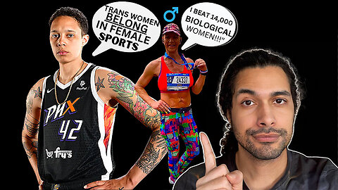 Britney Griner lost her mind and Biological man beats 14,000 women in marathon