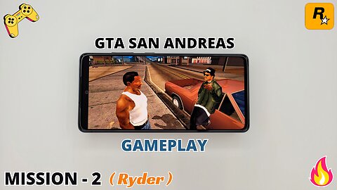 Gta San Andreas Mission 2 Gameplay | Gta Sa 2nd Mission Ryder Gameplay 🔥