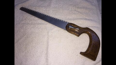 Mystery Hand Saw Rescue and Restoration